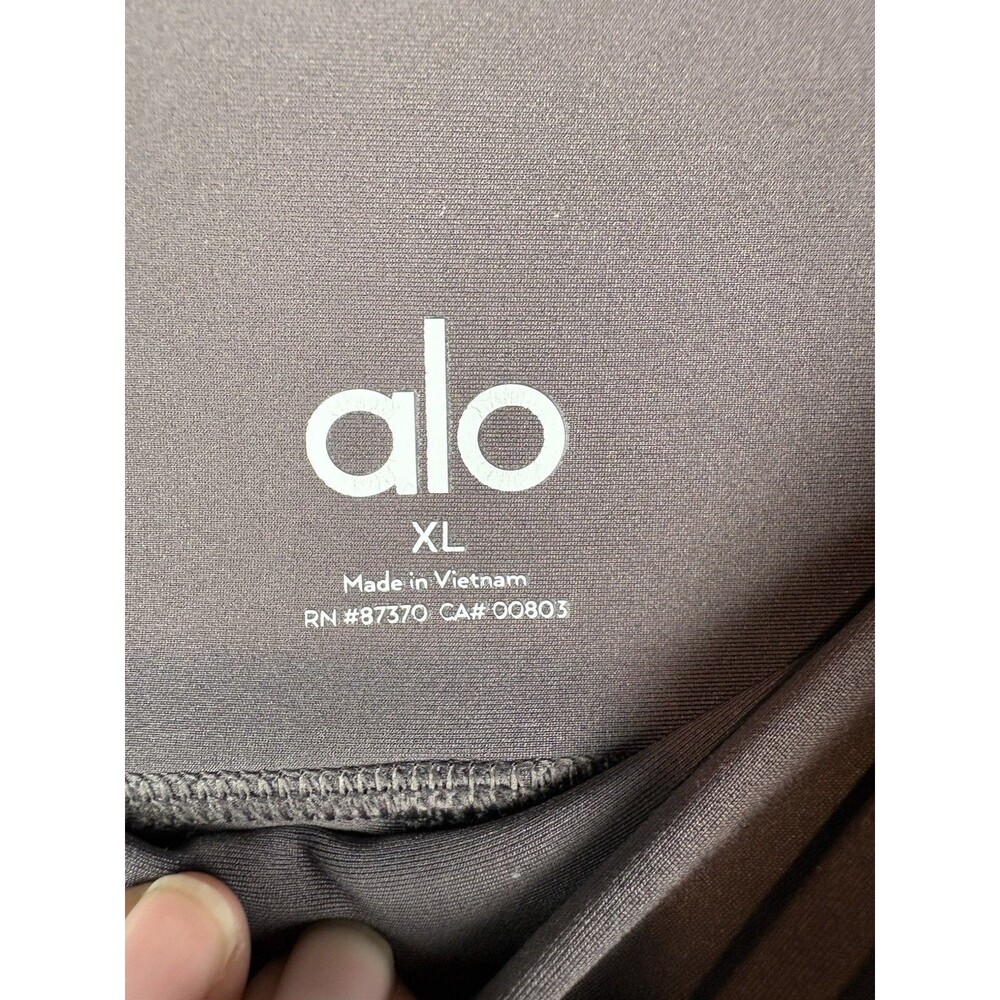 Alo Yoga Leggings Airlift Women's XL Brown High Waist 7/8 Length - Picture 3 of 9